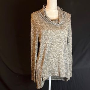 Chicos draped neck sweater size 3 retail $55